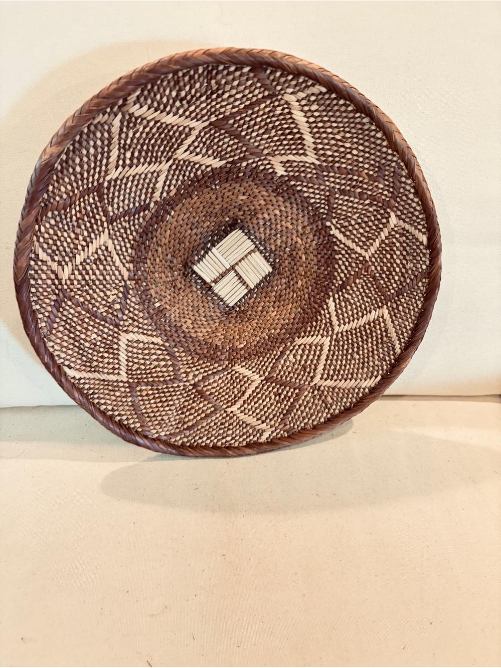 NEW Africa Woven Basket. Made by the Binga people of Zambia/Zimbabwe